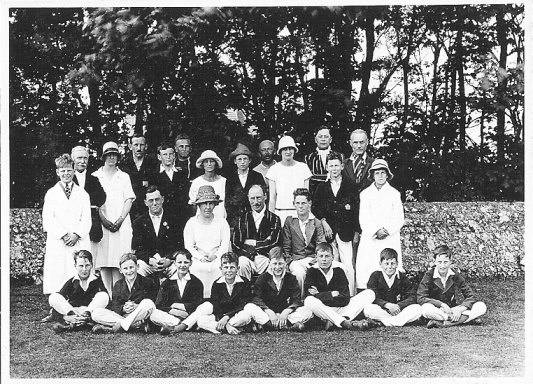 Staff and Pupils - Summer 1926